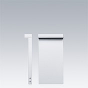 Axyl Greet bolderarmatuur — AXYL GREETB H580 SE 56L 930 A/S HFX WH